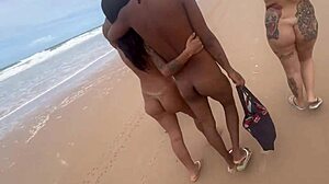 African Gay Nudist Amateurs Explore Fetish On Beach