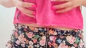 model depravedminx poses her big natural tits outdoors, moaning while riding and squirting