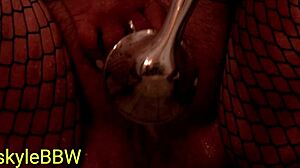 Itskyliebbw indulges in bbw shower masturbation wearing fishnets