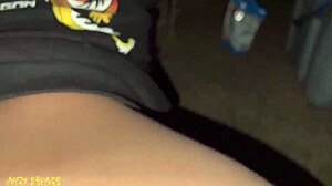 A couple enjoys anal sex in the great outdoors while camping