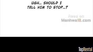 Stepmom says, 'I'm worried about my step son in the classroom' in secret class hentai chapter 7