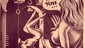 Vintage erotic drawings collection