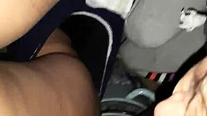 invited neighbor for flowers then fucked her mouth with cum in abandoned house?