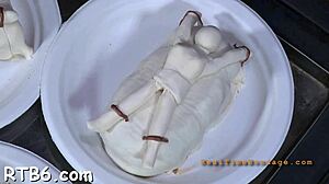 Severe punishment with a whip for a reckless woman in a BDSM couple’s game