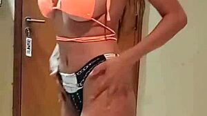 Young teen with big tits fucks passionately