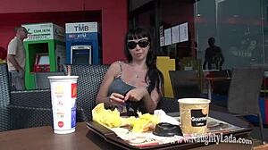 hey, wanna see my flashing nude walk in public?