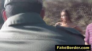 Hot Latina teen gets her holes stretched wide open