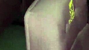 Darcy Dark gives blowjob in public cinema