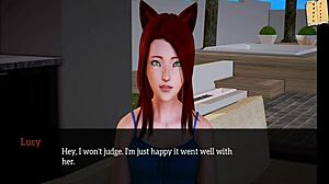 A walkthrough of the erotic visual novel My new family 211