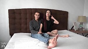 Big Dick Nerd Fucks Tiny Latina's Screaming Vagina!