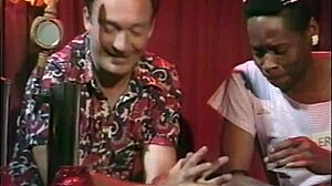 blonde legend lois ayres shakes ass before hardcore fucking on stage.