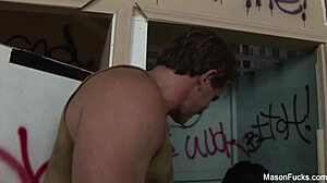 Mason Moore Gets Hardcore Bathroom Facial Cumshot