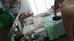 Milf Madurita Cleaning Her Room Secretly