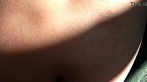 I-I saw that outdoor milf pissing with her big tits and ass