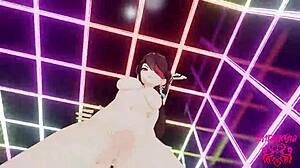 beidou unmasked rides hard, squirting like a bitch in action