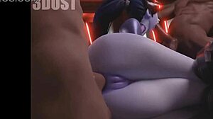 hey, check out this wild widowmaker hentai compilation!
