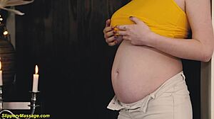 Hey, ever seen a cute preggo like Angel Princess in slippery nuru massage?