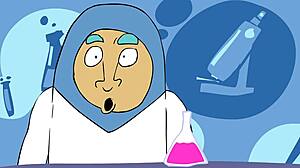 it's a powertrip cartoon where clothes get ripped