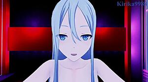 Minori and Kanade's intense hentai sex