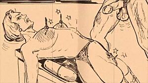 Vintage erotic drawings collection