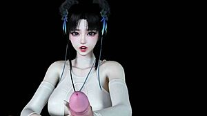 i watch this 3d college slut cheat with a big cock, getting a creampie