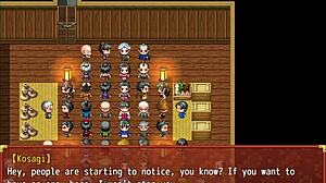 Battle shrine maiden Honoka bound in fingering game.