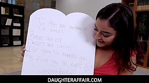 Dirty Teen Pleases Stepdaddy with Naughty Tricks