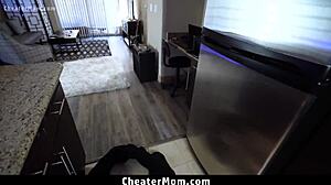 I am Aaliyah Love caught touching myself on the couch by my stepson - Cheatermom