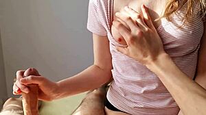 POV Hot Handjob Leads To Huge Cumshot