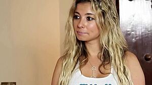 Massage Babe Fucked in Lingerie Missionary Pose