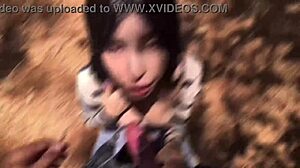 Stranger Fucks Me in the Forest and Cums Inside My Petite Gay Body with Small Waist