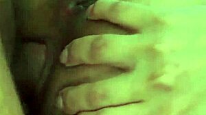 A young European woman with small breasts has sex with an older man outdoors