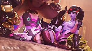 hey, check out this wild widowmaker hentai compilation!
