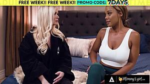 mommys girl - milf physiotherapist massages sexy injured neighbor with sensual oil