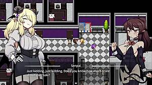 Is This Corporate Succubus Fingering Herself in Hentai?