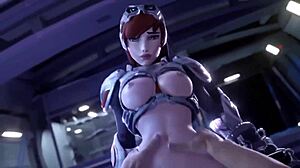 hey, check out this wild widowmaker hentai compilation!