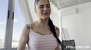 Horny Big Tits Fucking and Swallowing Cum!