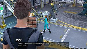 stranded in space 33 first kiss with red head haylee