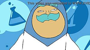 it's a powertrip cartoon where clothes get ripped