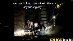 Fake Cop and Cheeky 18+ Lass Dare Outdoor Sex
