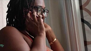 Kittylove, an ebony beauty, has sex with two friends