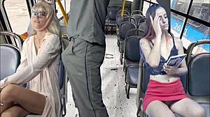 Worker pulls out his dick on the bus.