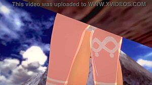 sunshine mualani from genshin impact in wild 3d cartoon