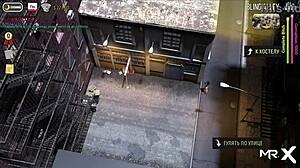 In this 3D anime game, she spreads her legs and shows her pussy.