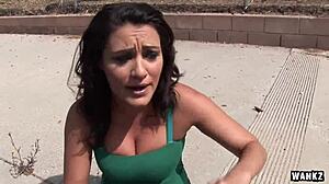 charley chase flaunts her massive tits for me