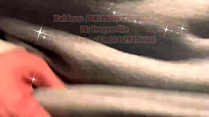 Mexican girl's loud moans echo in the audio as she cums