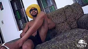 the blonde whore joins the group for big cocks