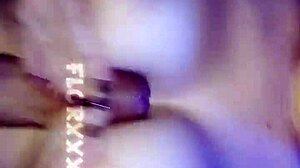 Blonde Babe's Huge Tits Stroke Russian Cock