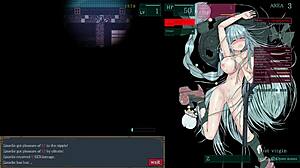 Sexy witch in Lisavile dungeon RPG game is a Japanese hentai game