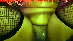 Ebony Anime Girl Uses Dildo for Solo Masturbation Scene